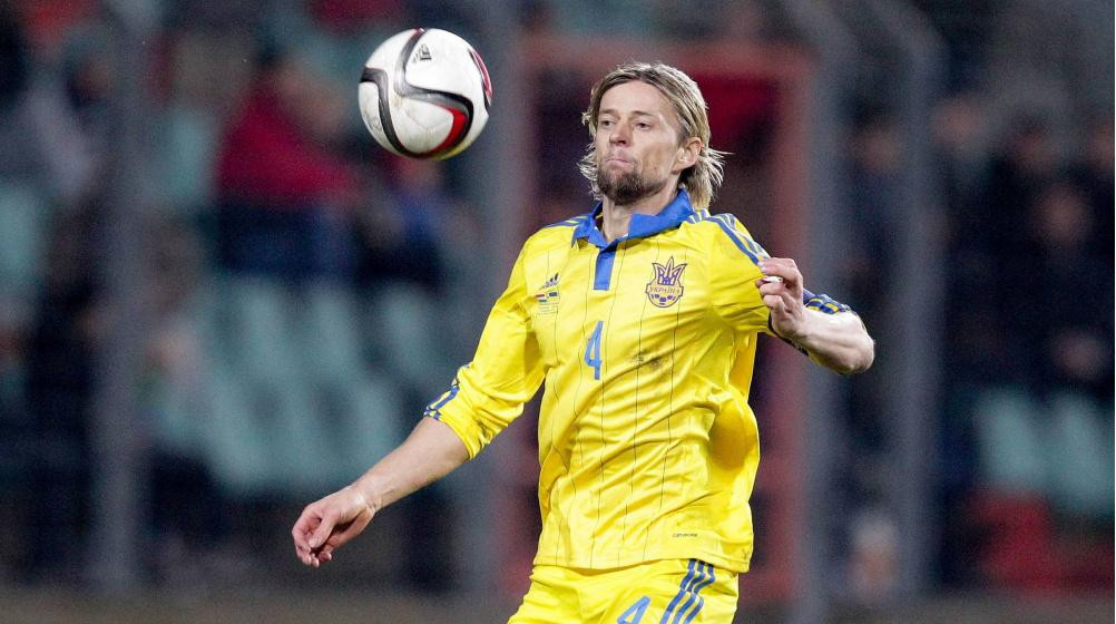 Tymoshchuk thời còn thi đấu cho ĐT Ukraine