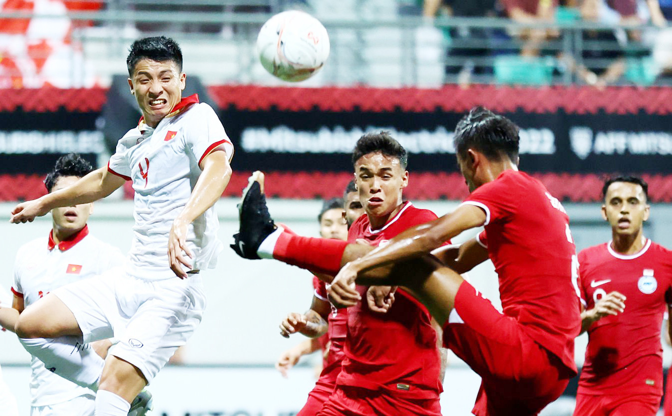 Việt Nam hòa 0-0 khi làm khách trước Singapore hồi 2022 Việt Nam hòa 0-0 khi làm khách trước Singapore hồi 2022