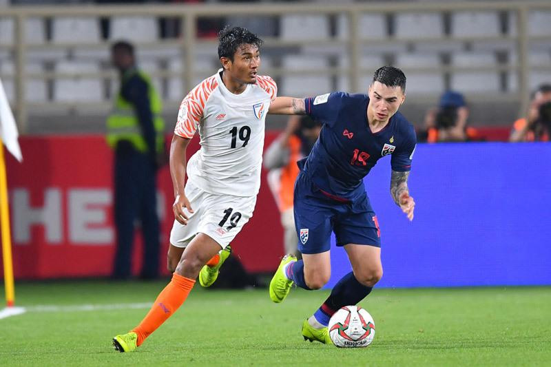 Thái Lan từng thua Ấn Độ 1-4 tại Asian Cup 2019 Thái Lan từng thua Ấn Độ 1-4 tại Asian Cup 2019