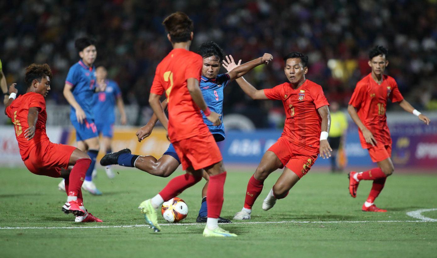 Hạ U22 Myanmar 3-0, U22 Thái Lan thong dong vào chung kết ảnh 3 Hạ U22 Myanmar 3-0, U22 Thái Lan thong dong vào chung kết ảnh 3