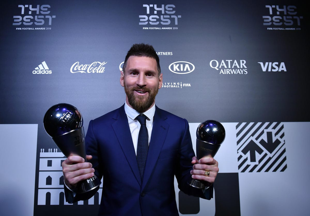 Messi từng giành giải The Best năm 2019 Messi từng giành giải The Best năm 2019