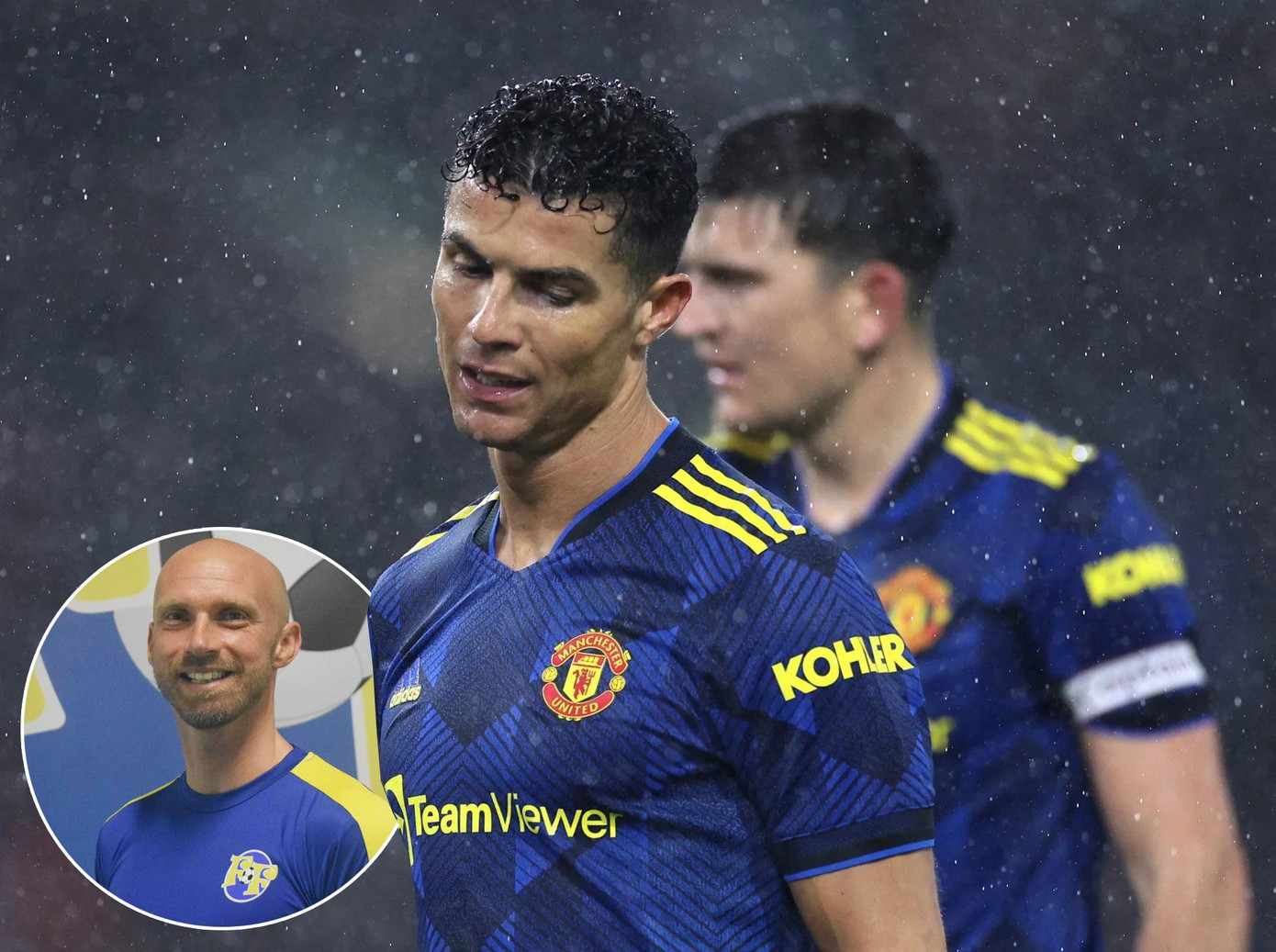 Luke Chadwick (ảnh nhỏ) từng là đồng đội của Ronaldo Luke Chadwick (ảnh nhỏ) từng là đồng đội của Ronaldo