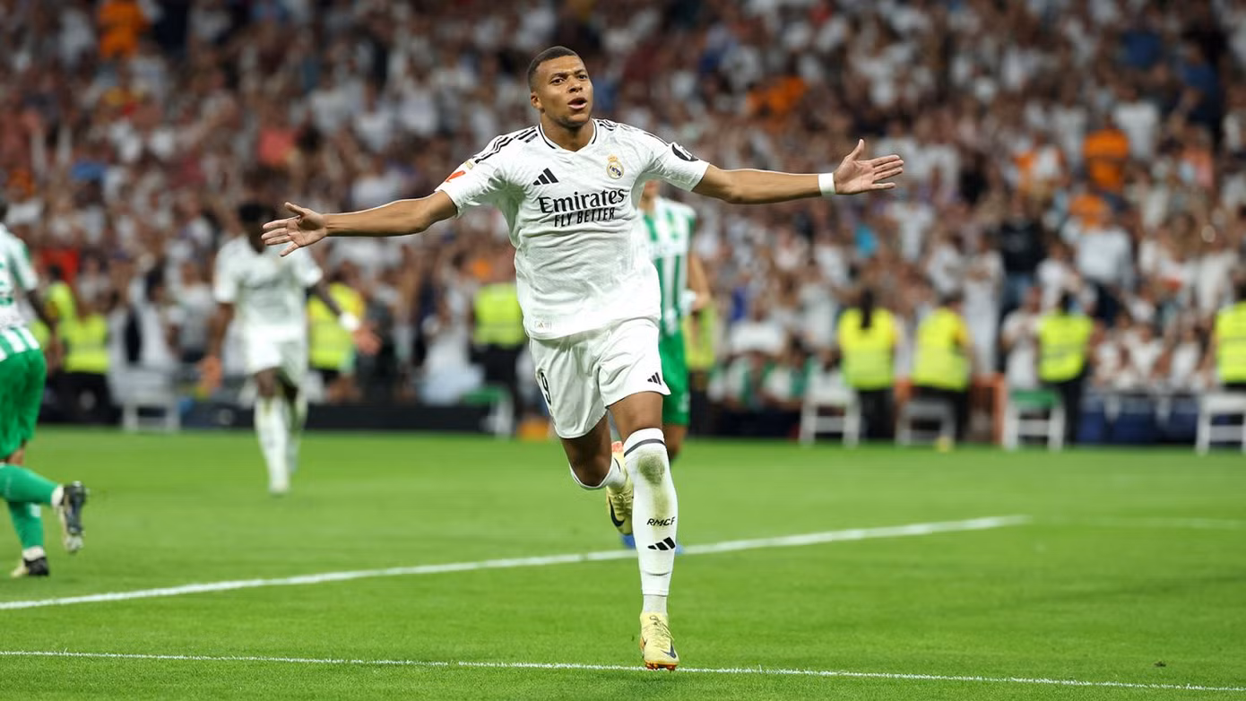 Mbappe đã ghi 31 bàn tại La Liga mùa 2024/25
