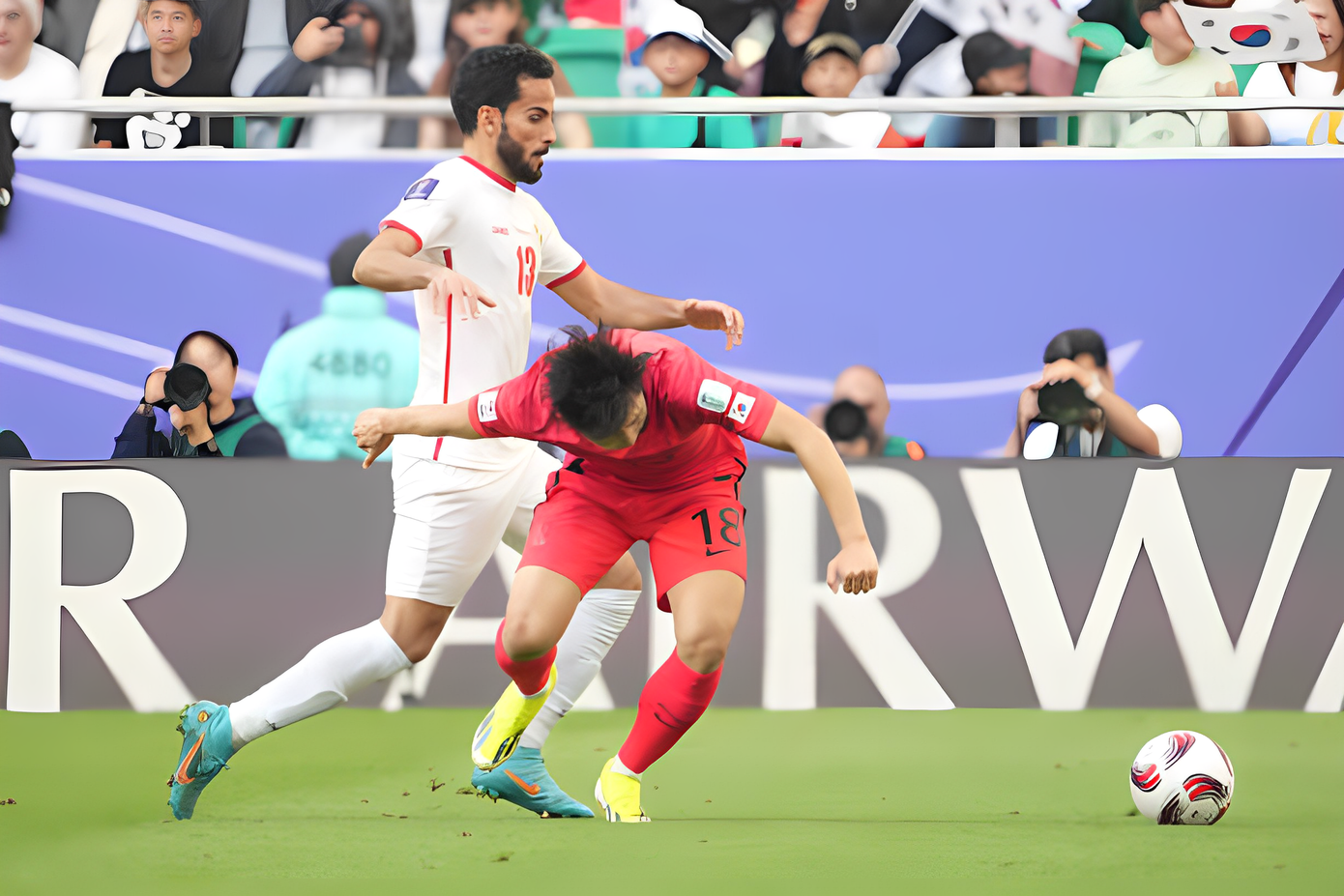 Hàn Quốc đã thua với thế trận bị động trước Jordan Hàn Quốc đã thua với thế trận bị động trước Jordan