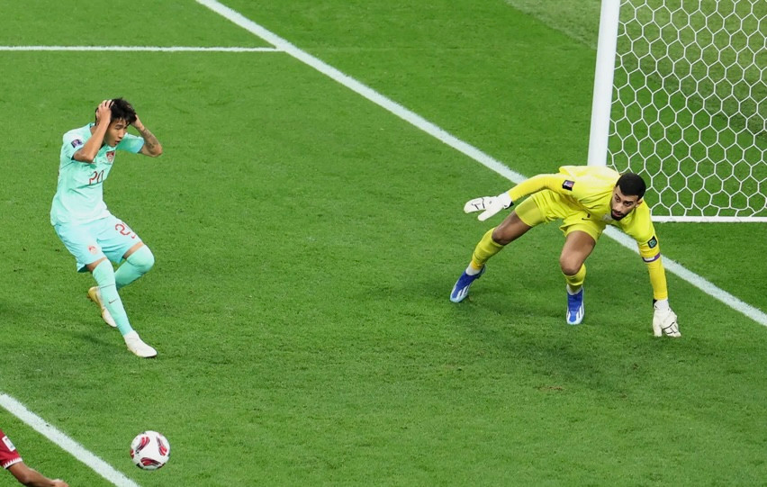 Khả năng ghi bàn của Trung Quốc là rất hạn chế Khả năng ghi bàn của Trung Quốc là rất hạn chế