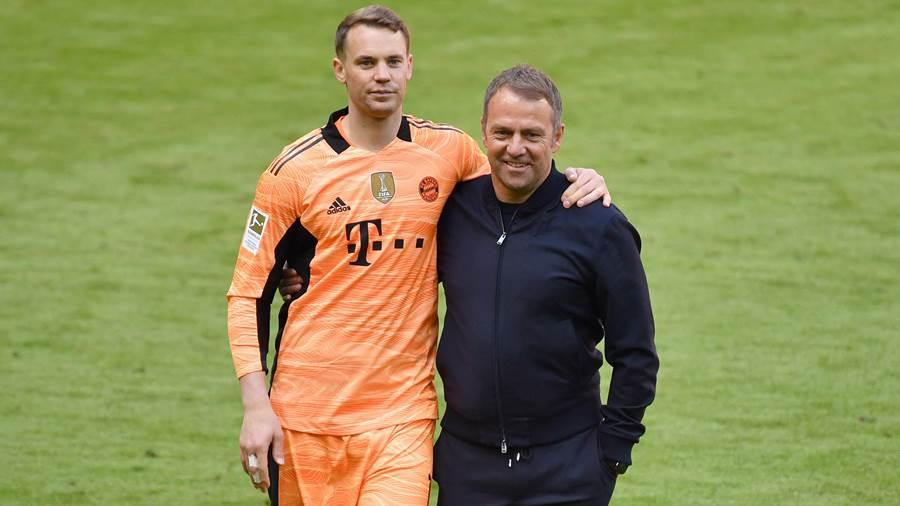 Neuer cùng nhiều cầu thủ khác tại Bayern từng là học trò của Flick tại Bayern