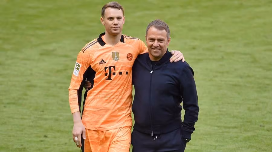 Neuer cùng nhiều cầu thủ khác tại Bayern từng là học trò của Flick tại Bayern