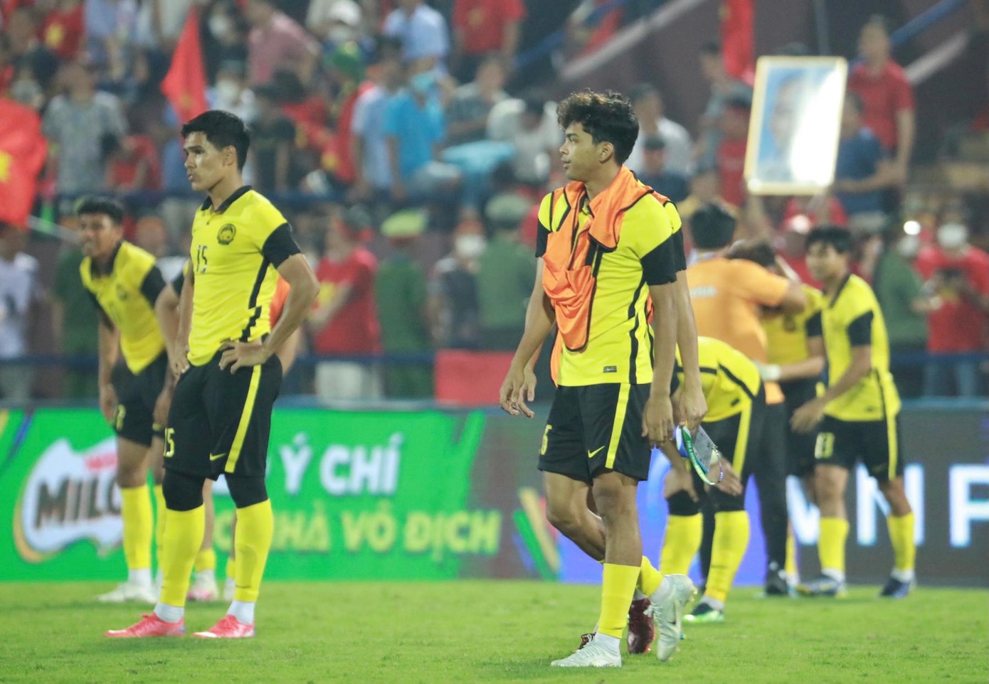 U23 Malaysia thất thần sau thất bại (ảnh: Như Ý)