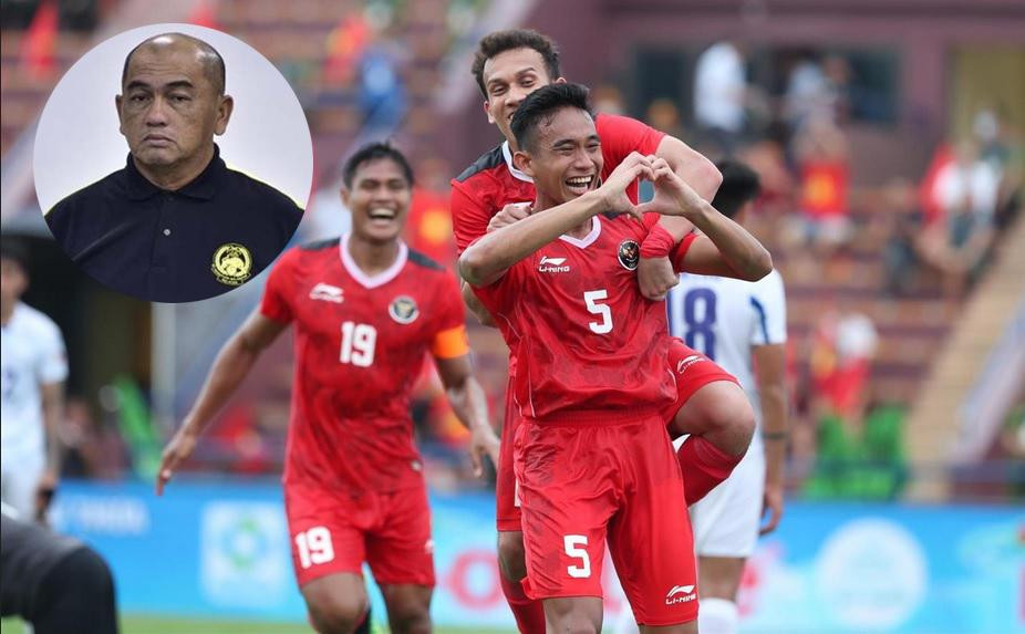 Theo HLV Raja Isa (ảnh nhỏ), Indonesia quá ham tấn công nên để lộ ra nhiều khoảng trống ở hàng thủ