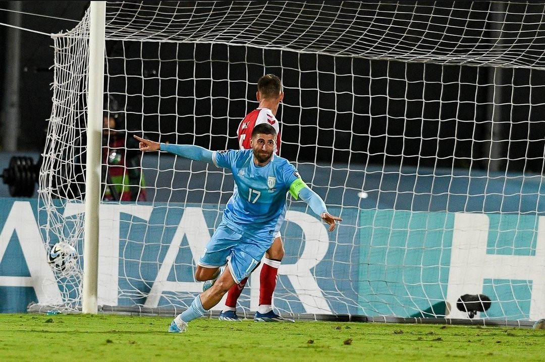 Golinucci, người làm công việc giao hàng, ghi bàn ấn định chiến thắng 3-1 cho San Marino