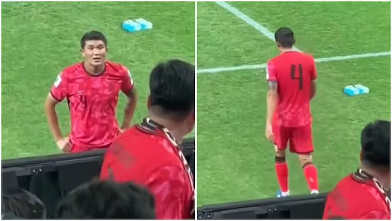 Kim Min-jae ra sân yêu cầu NHM bình tĩnh nhưng không được đáp lại