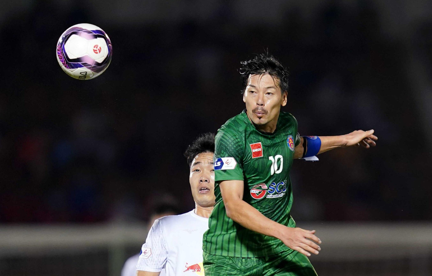 Matsui trong màu áo Sài Gòn FC
