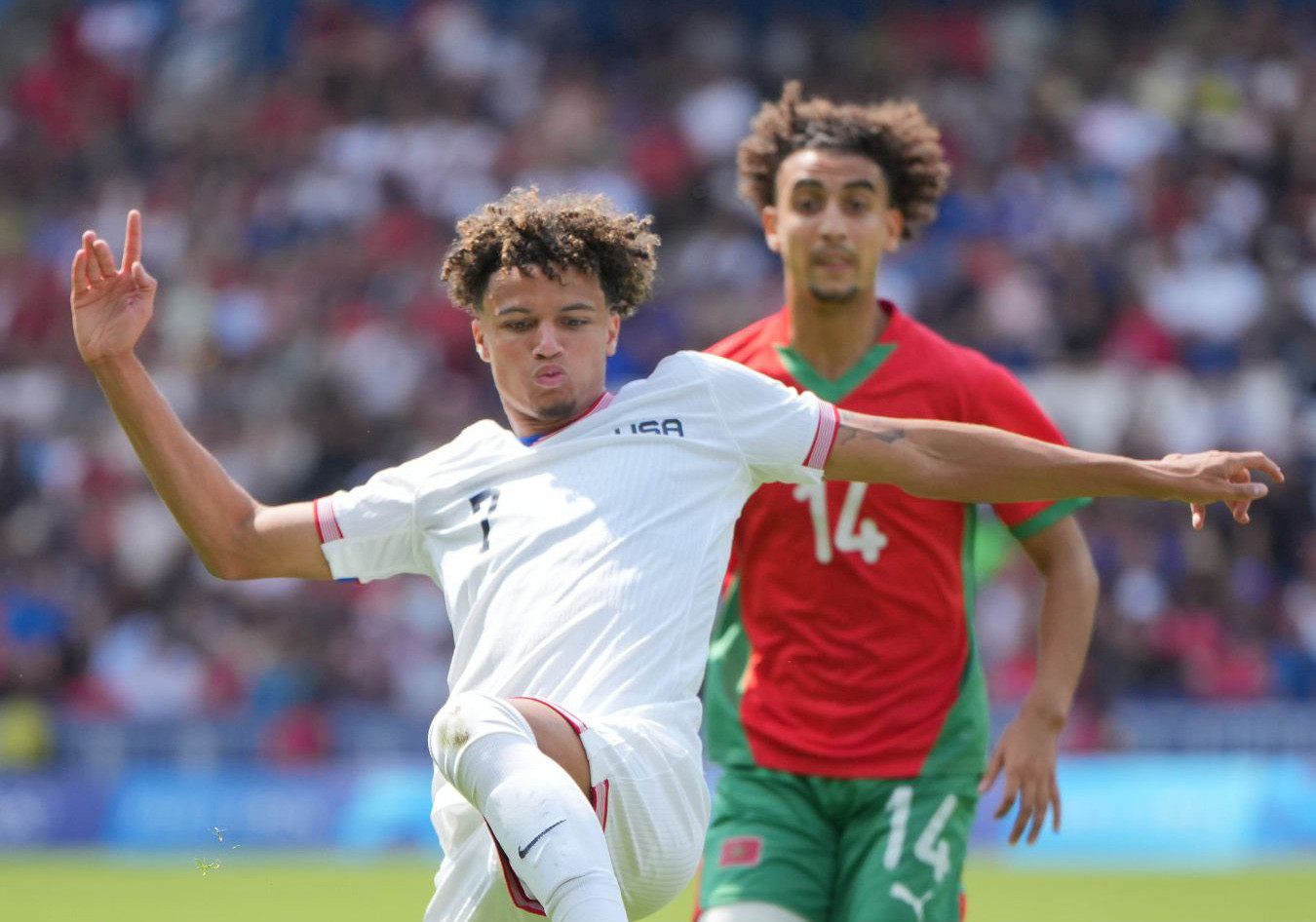 U23 Morocco đè bẹp U23 Mỹ, giành vé vào bán kết Olympic Paris 2024 ảnh 8