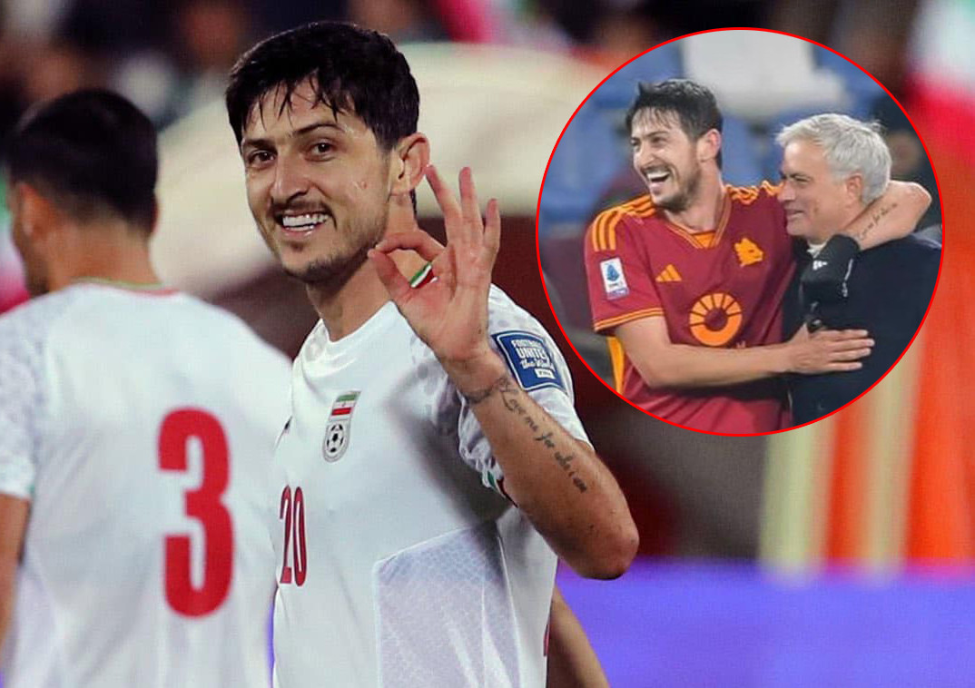 Azmoun đang khoác áo Roma theo dạng cho mượn từ Leverkusen, ra sân 13 trận và ghi 1 bàn