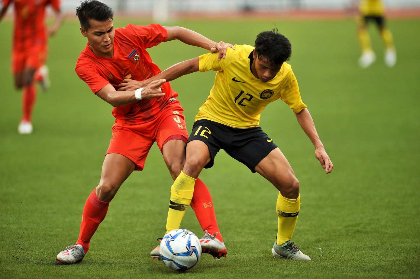 Ahmad Zikri trong màu áo U23 Malaysia