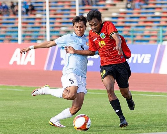 SEA Games 32: U22 Myanmar chật vật vượt qua U22 Timor Leste với bàn thắng duy nhất ảnh 7 SEA Games 32: U22 Myanmar chật vật vượt qua U22 Timor Leste với bàn thắng duy nhất ảnh 7