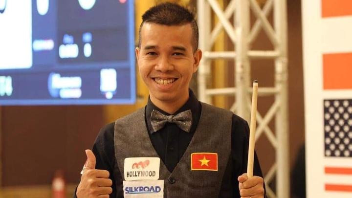Trần Quyết Chiến là tay cơ số 3 thế giới ở nội dung carom 3 băng