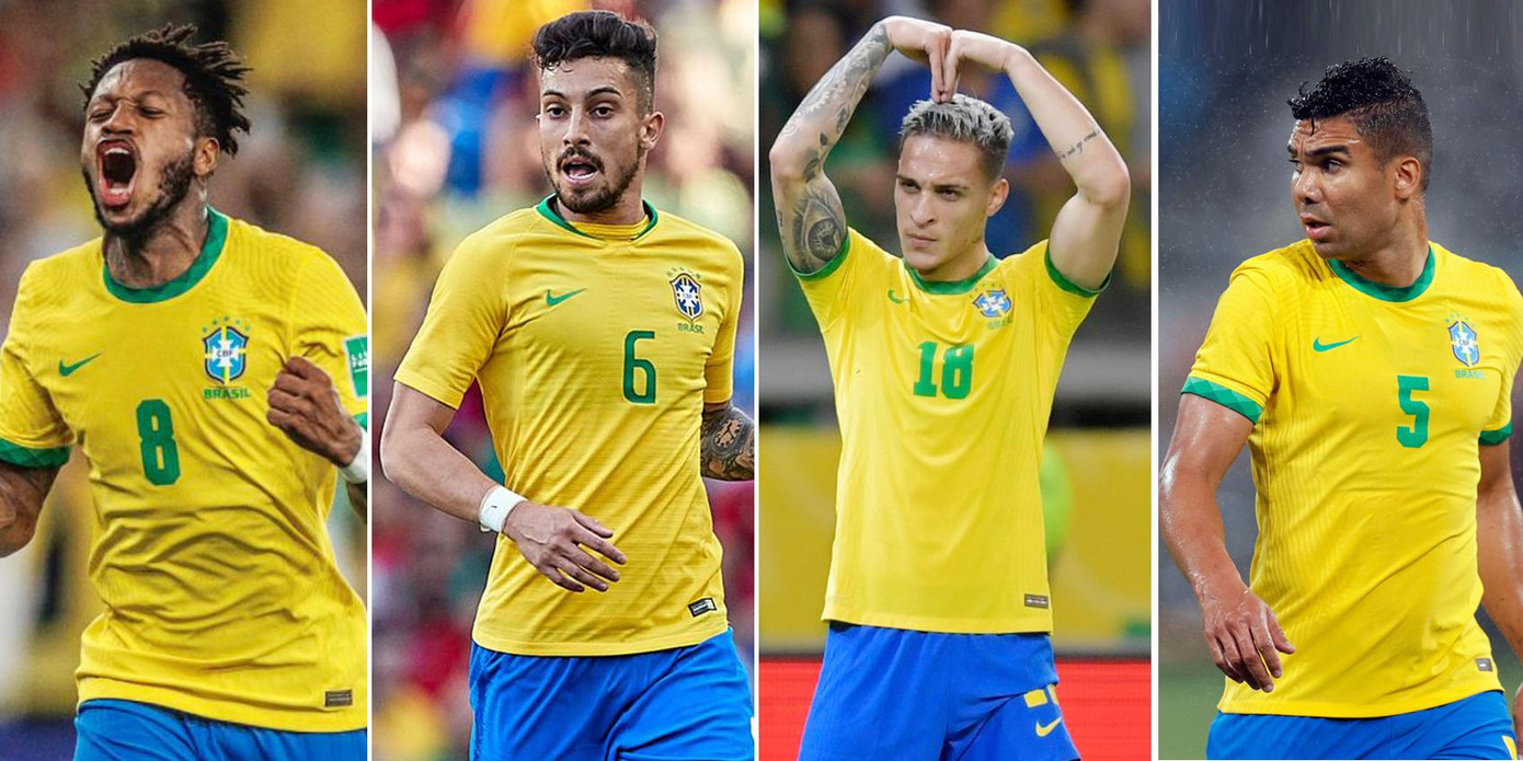 Fred, Telles, Antony và Casemiro đang thuộc biên chế MU