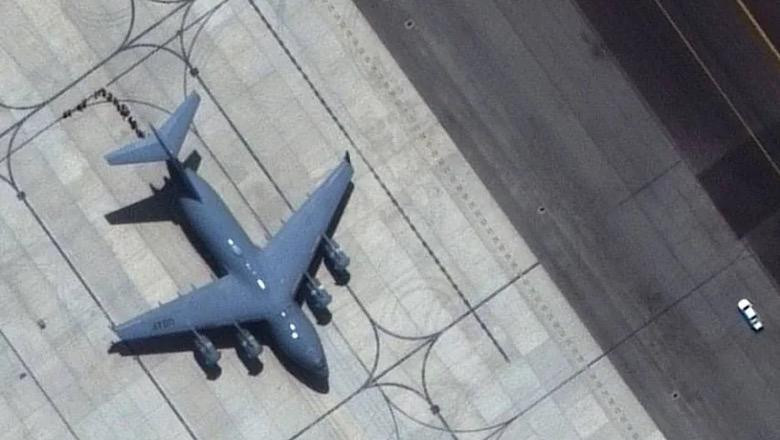 Hình ảnh về chuyến bay giải cứu được Maxar Technologies công bố sau khi chiến dịch được hoàn tất Hình ảnh về chuyến bay giải cứu được Maxar Technologies công bố sau khi chiến dịch được hoàn tất