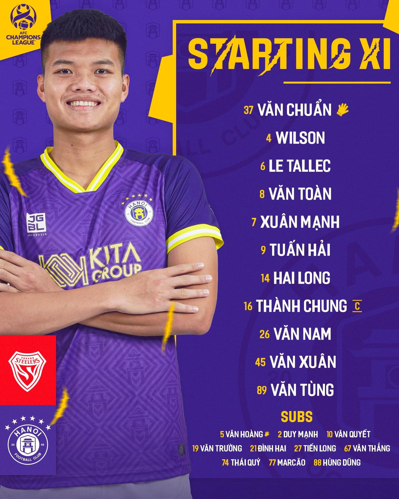  CLB Hà Nội trắng tay trước Pohang Steelers ảnh 1