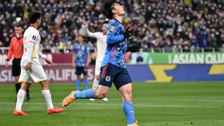 Ueda thất vọng khi bàn thắng không được công nhận