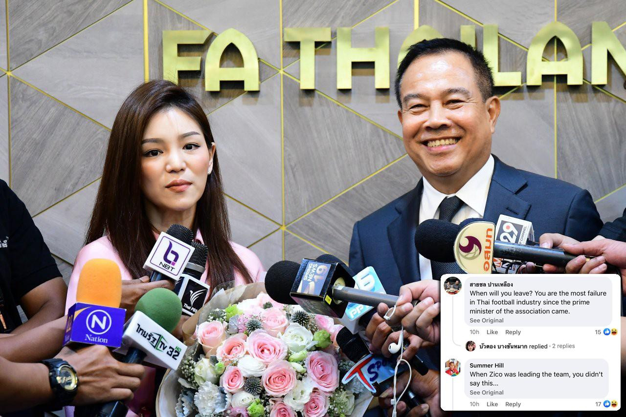 Ông Somyot Poompanmoung, chủ tịch LĐBĐ Thái Lan