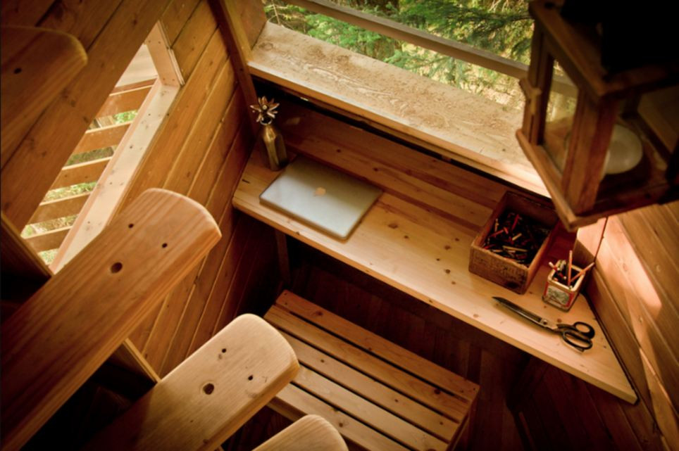 Joel mất vài tháng để tìm hiểu việc xây nhà trên cây là hợp pháp. 