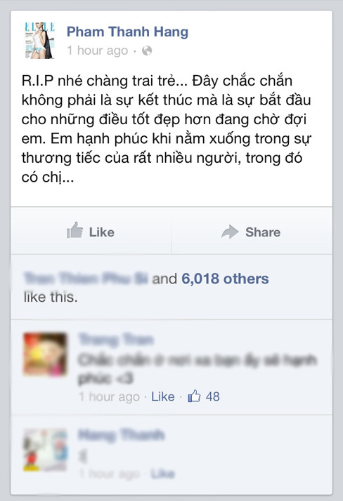 Siêu mẫu Thanh Hằng