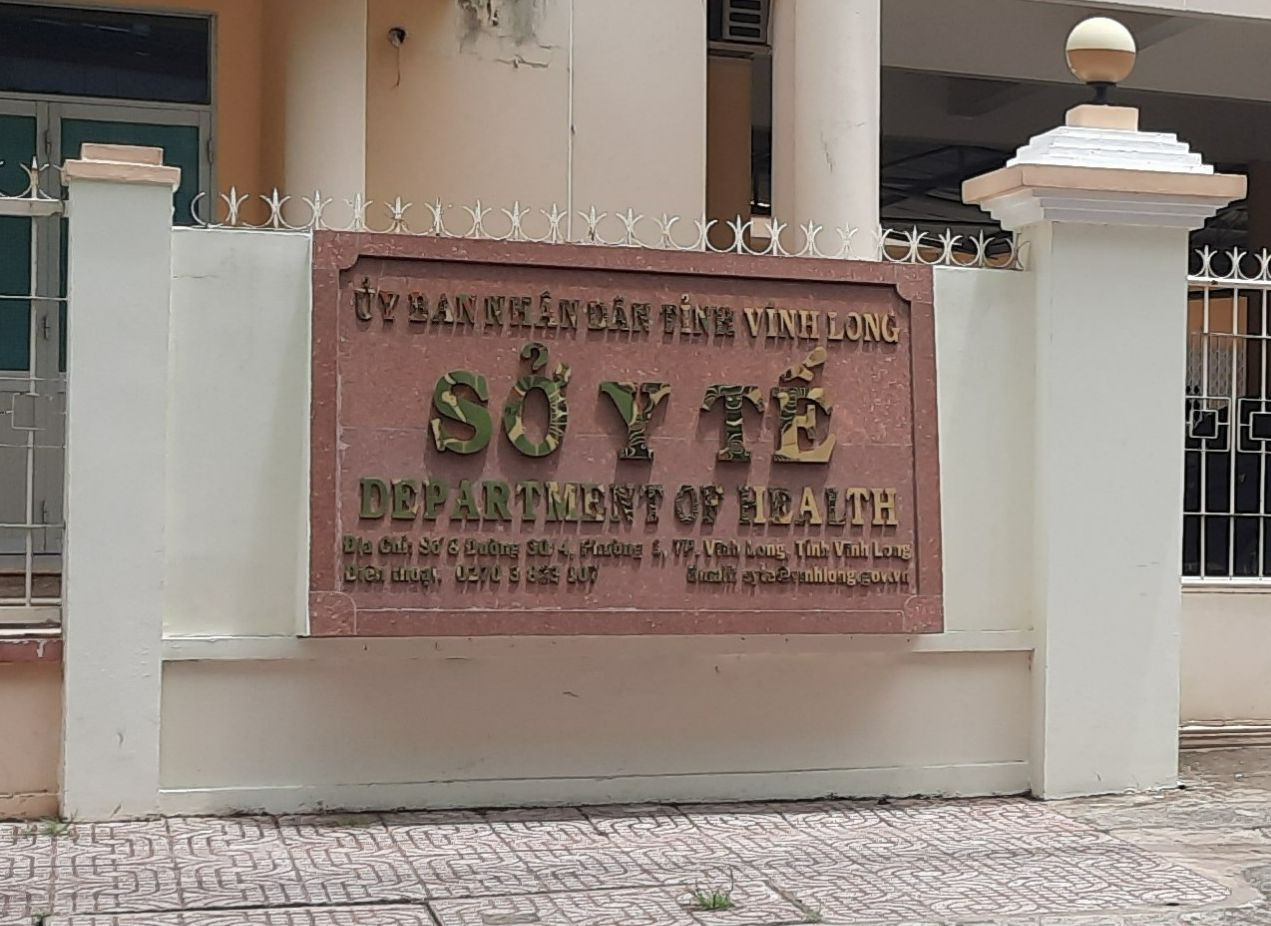 Sở Y tế Vĩnh Long. Ảnh: N.L.
