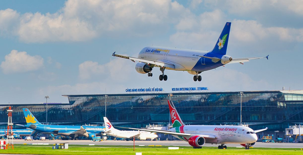 Sân bay quốc tế Nội Bài. Ảnh: NIA.