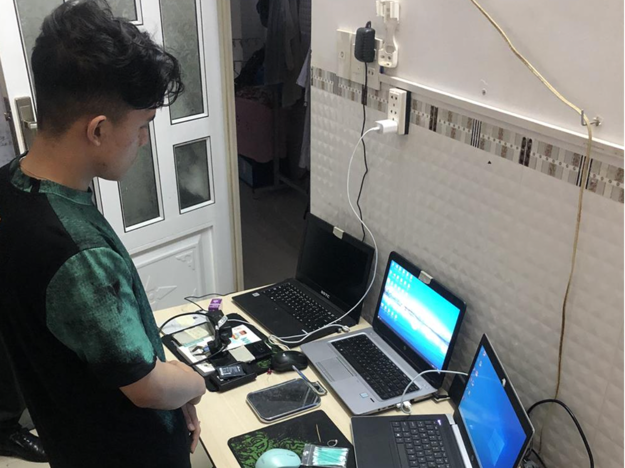 Tang vật vụ án.