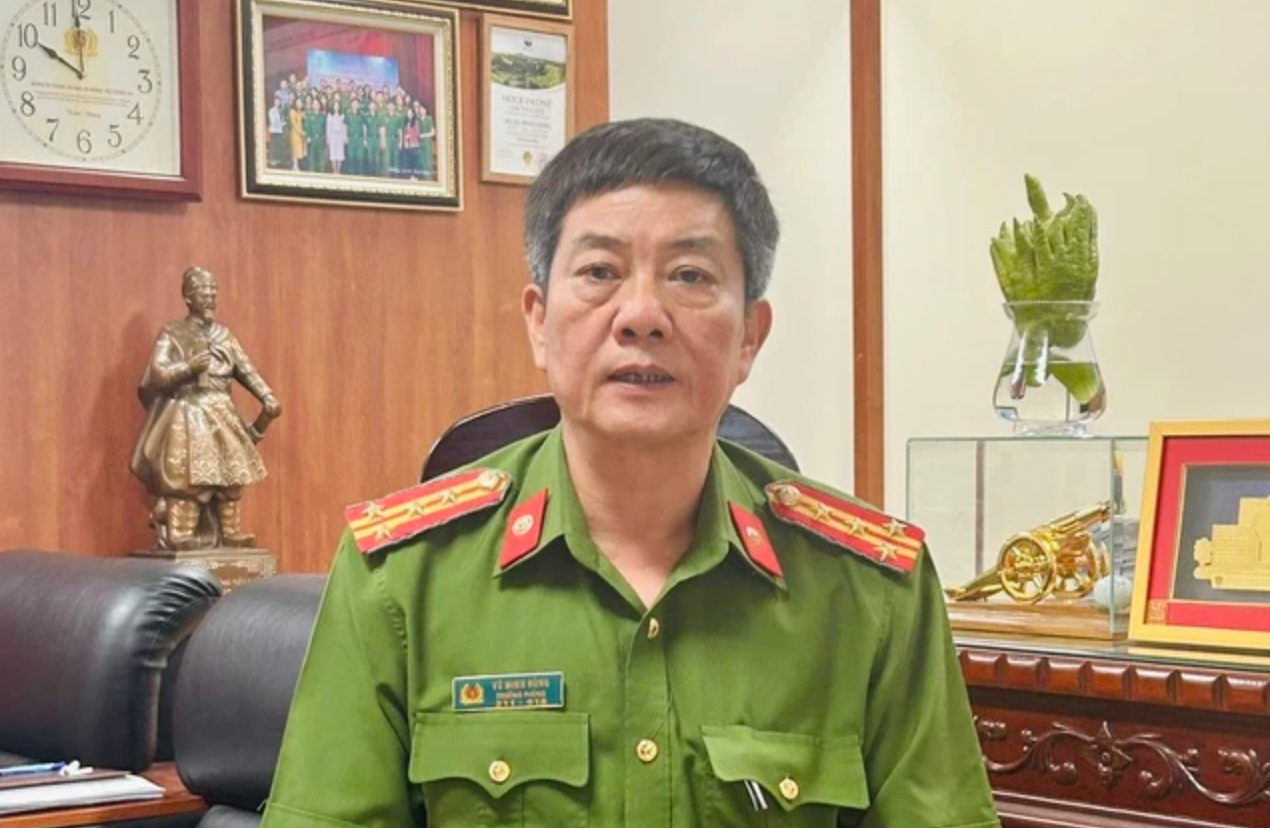 Đại tá Vũ Minh Hùng, Trưởng phòng 3, Cục Cảnh sát quản lý hành chính về trật tự xã hội (Bộ Công an). Đại tá Vũ Minh Hùng, Trưởng phòng 3, Cục Cảnh sát quản lý hành chính về trật tự xã hội (Bộ Công an).