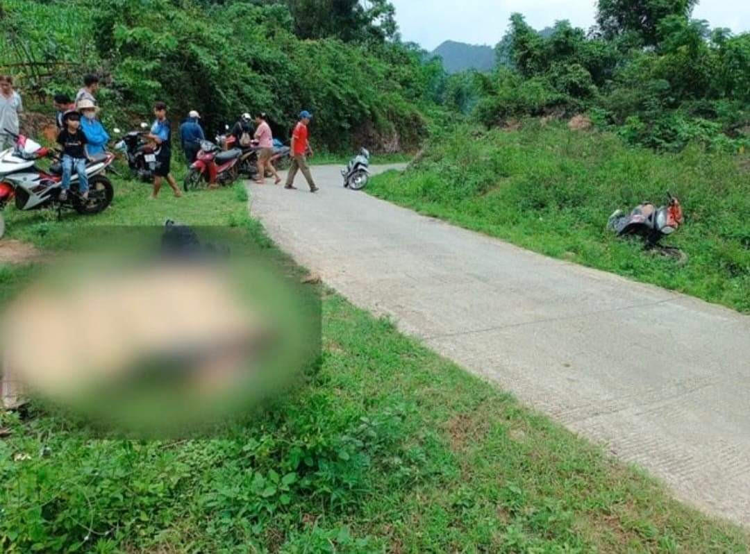 Hiện trường vụ tai nạn. Ảnh: Mạnh Linh. Hiện trường vụ tai nạn. Ảnh: Mạnh Linh.