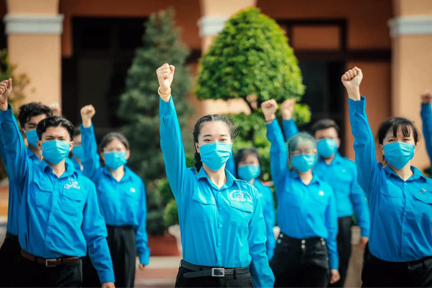 Hội viên, thanh niên không ngừng phấn đấu để viết tiếp truyền thống vẻ vang của Hội LHTN Việt Nam. (Trong ảnh là hội viên, thanh niên TPHCM).