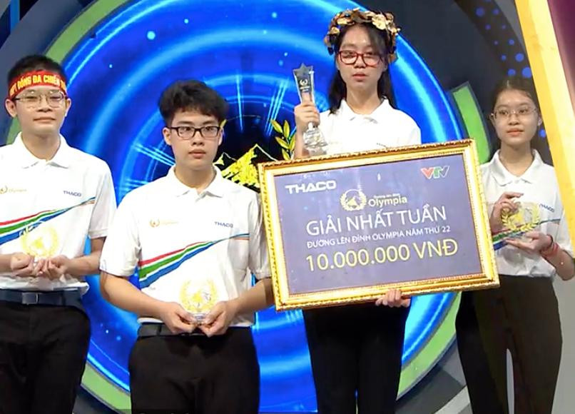 Nguyễn Nhật Linh giành vòng nguyệt quế cuộc thi tuần 3