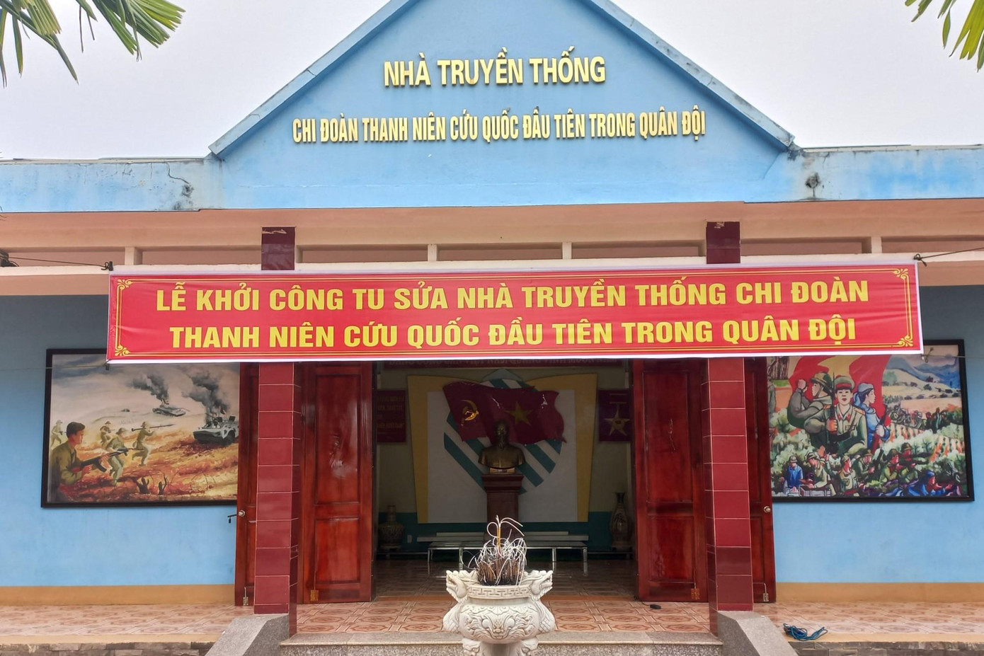 Khởi công tôn tạo nơi thành lập Chi đoàn Thanh niên cứu quốc trong Quân đội ảnh 1 Khởi công tôn tạo nơi thành lập Chi đoàn Thanh niên cứu quốc trong Quân đội ảnh 1