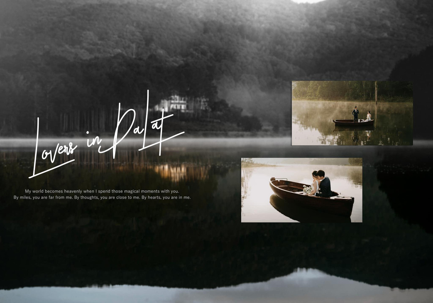 Anh Tú vừa tung loạt ảnh cưới tại Đà Lạt.