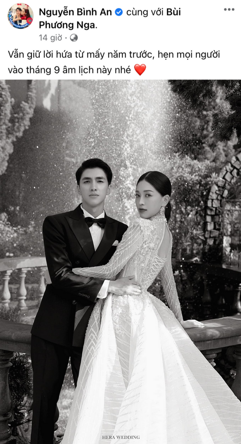 Bức ảnh cưới đầu tiên được chính chủ tiết lộ trên trang cá nhân. Bức ảnh cưới đầu tiên được chính chủ tiết lộ trên trang cá nhân.