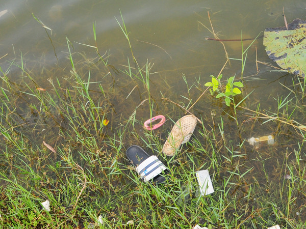 Hai thanh niên đi chơi gần đấy đã nhảy xuống cứu được một em. Hai em còn lại tự cứu nhau lên bờ