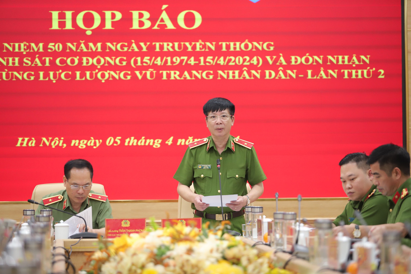 Thiếu tướng Nguyễn Ngọc Thanh, Phó tư lệnh Cảnh sát cơ động. Ảnh: Phạm Nam. Thiếu tướng Nguyễn Ngọc Thanh, Phó tư lệnh Cảnh sát cơ động. Ảnh: Phạm Nam.