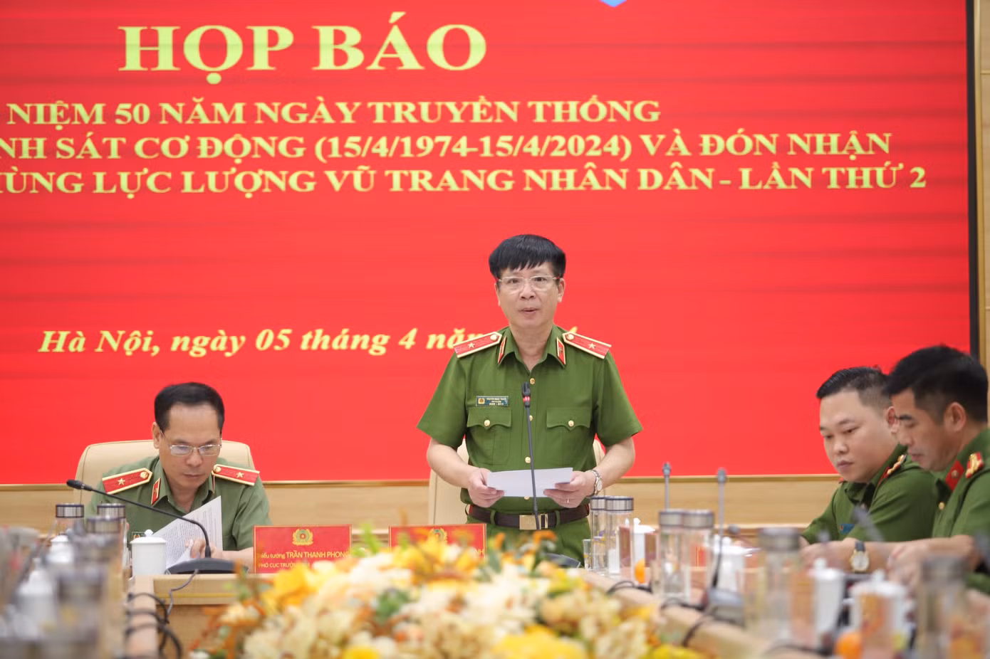 Thiếu tướng Nguyễn Ngọc Thanh, Phó tư lệnh Cảnh sát cơ động. Ảnh: Phạm Nam. Thiếu tướng Nguyễn Ngọc Thanh, Phó tư lệnh Cảnh sát cơ động. Ảnh: Phạm Nam.