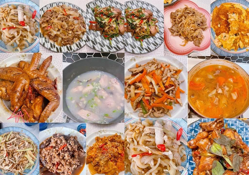 Lâm Tâm Như khoe loạt món ngon tự nấu.