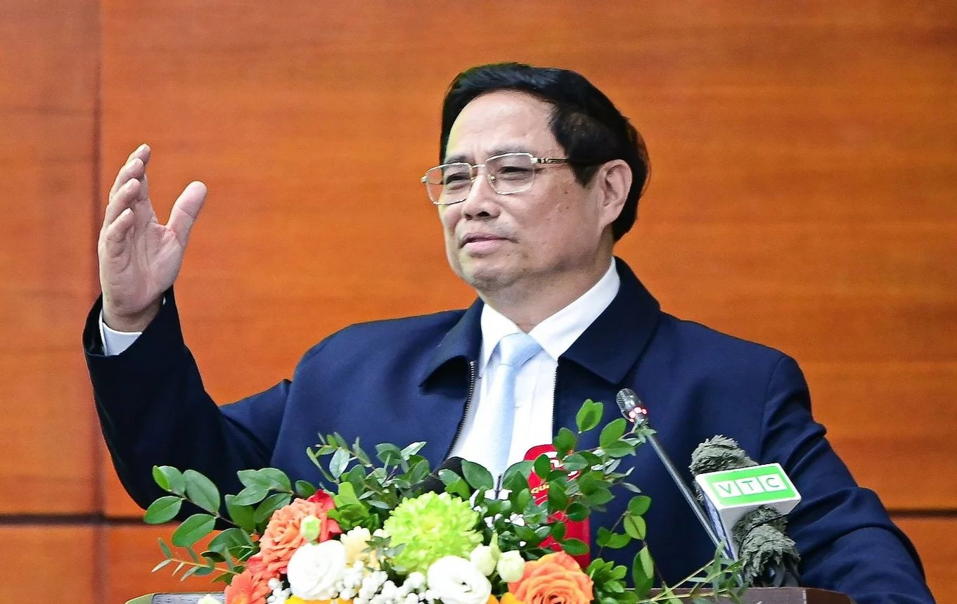 Thủ tướng đề nghị ngành nông nghiệp phát huy những kết quả đạt được trong năm 2023, thực hiện thắng lợi mục tiêu trong năm 2024 (Ảnh: Tùng Đinh).