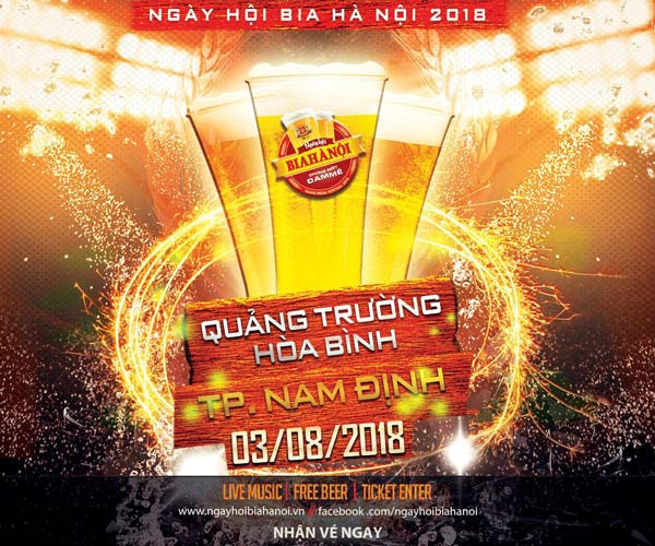 'Đại tiệc' Ngày hội Bia Hà Nội lần đầu tiên tổ chức tại Nam Định ảnh 1