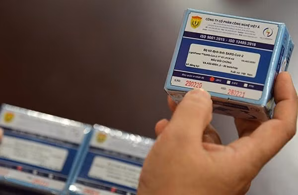 Bộ kít xét nghiệm COVID-10 của Công ty cổ phần Công nghệ Việt Á