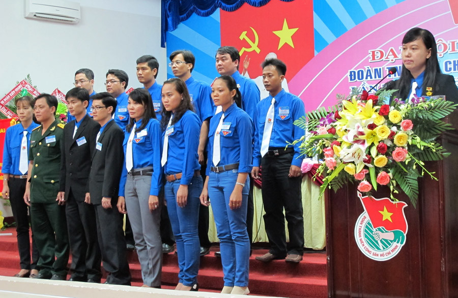 Đoàn đai biểu dự Đại hội đoàn toàn quốc hứa hẹn quyết tâm trước đại hội