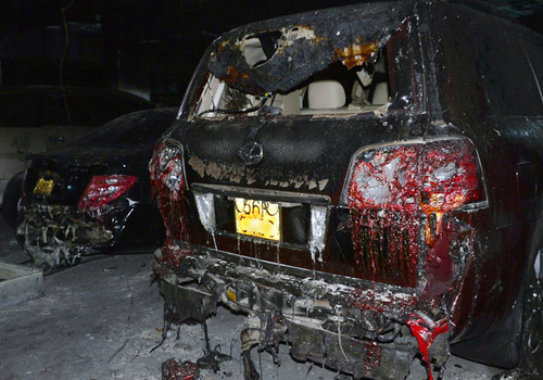 Chiếc Atila phát lửa gây cháy kinh hoàng tại chung cư Carina Plaza ảnh 1