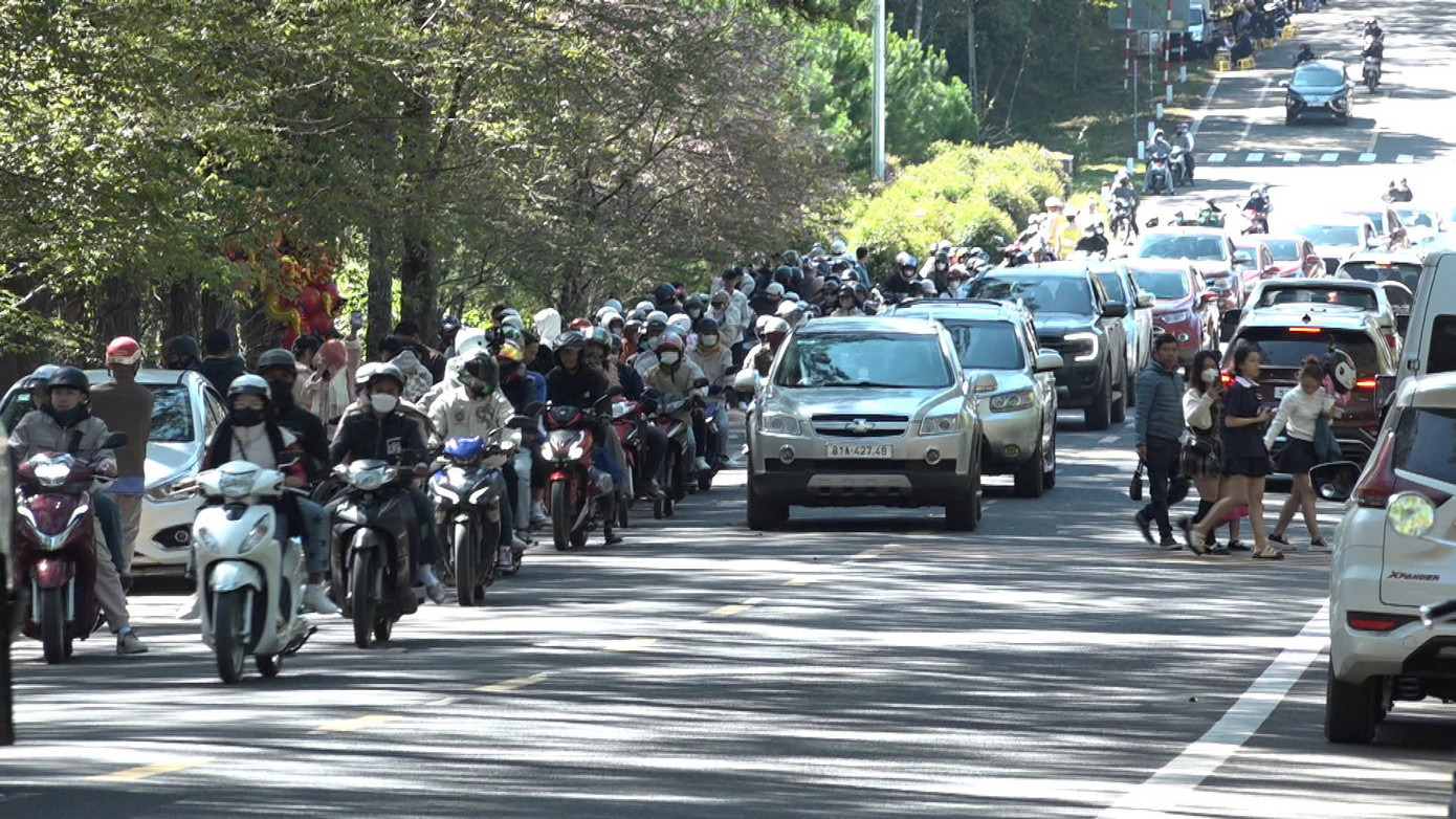 Măng Đen đón khoảng 230.000 lượt khách đến tham quan trong dịp Tết Nguyên đán.