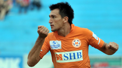 Tiền đạo Merlo (Đà Nẵng) vươn lên dẫn đầu giải Vua phá lưới với 20 bàn thắng sau 24 vòng đấu