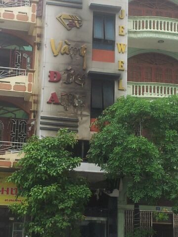 Tiệm vàng bị cháy. Ảnh: Thành Duy
